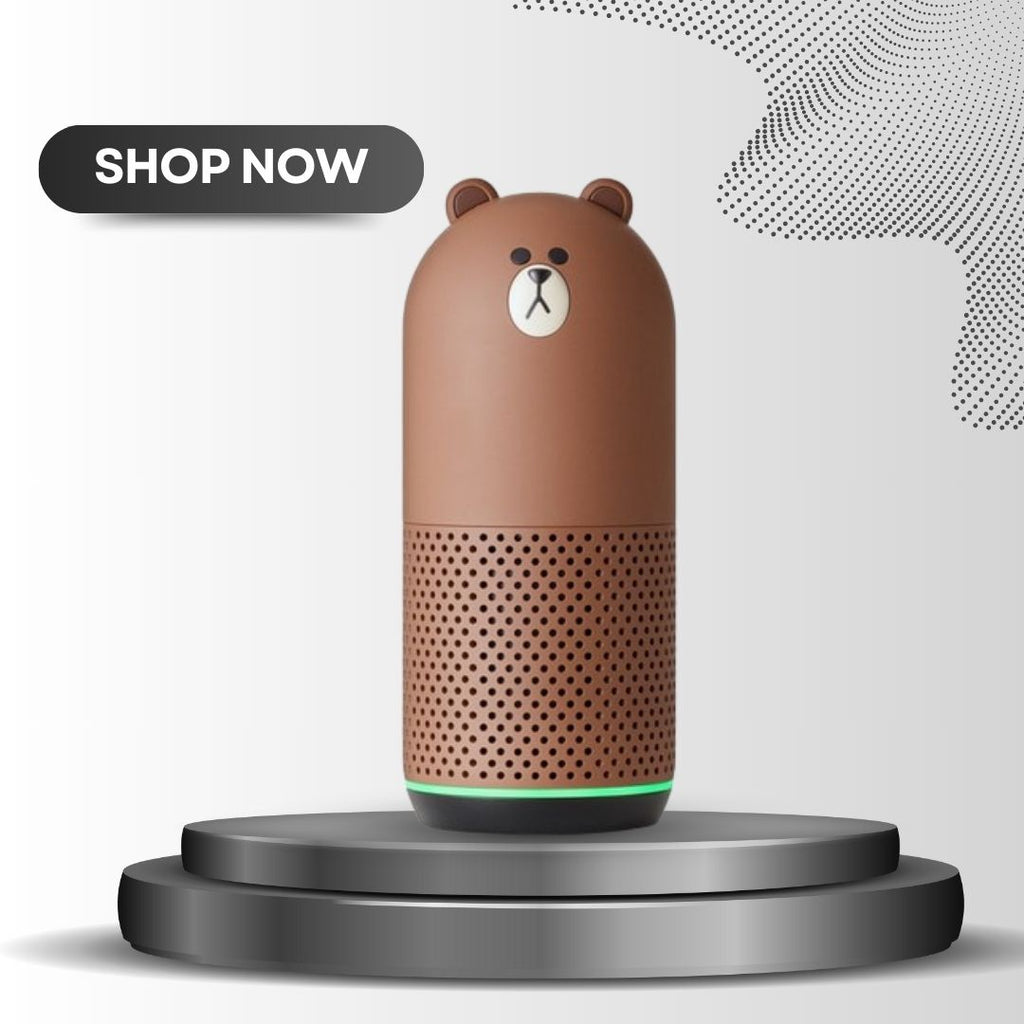 Brown Bear Bluetooth Speaker - Cute Teddy Portable Speaker with Super Bass