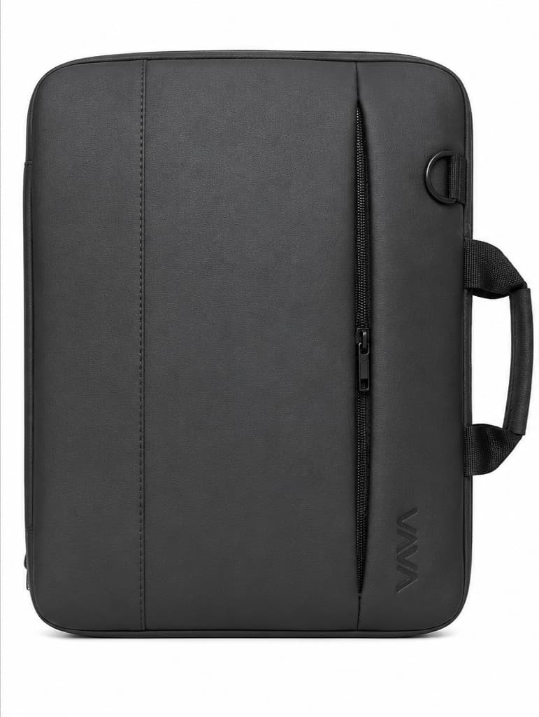 VAVA Black Slim Laptop Sleeve Bag - 15.6 inch with Handle