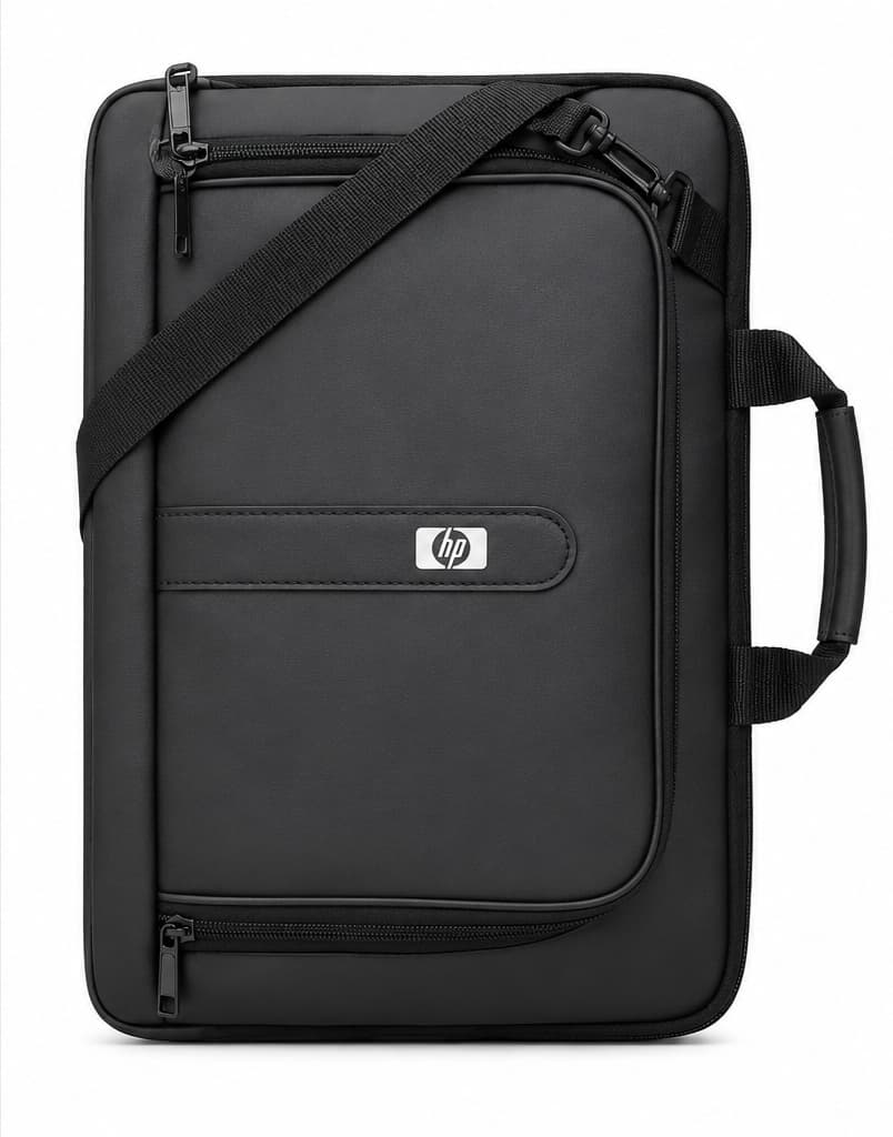 HP Black 3-in-1 Laptop Bag - Backpack + Shoulder + Hand Bag