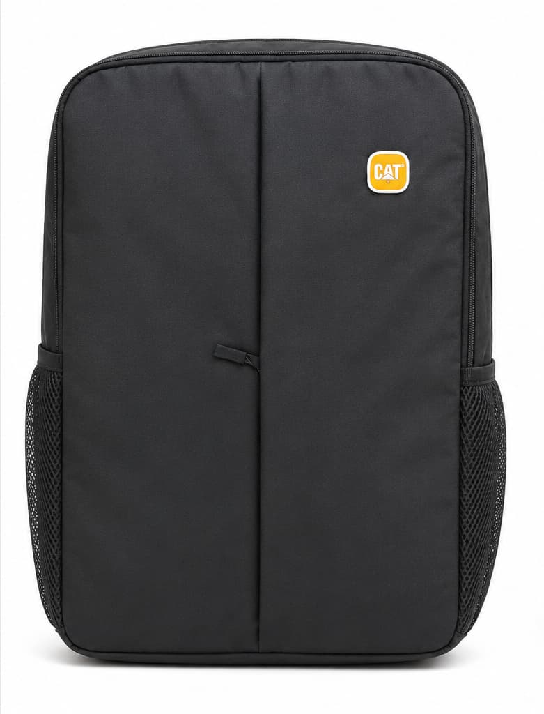 Caterpillar CAT Minimal Black Laptop Backpack - 15.6 inch