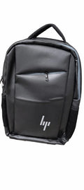 vHP Black PU Leather Laptop Backpack - 15.6 inch Office Bag