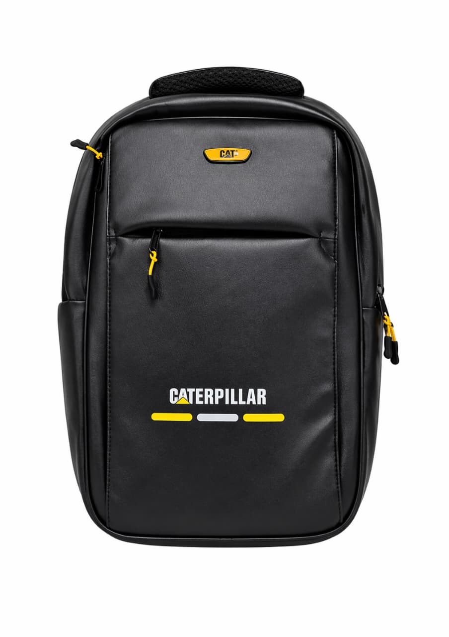 Caterpillar CAT Leather Backpack Black - Laptop Bag