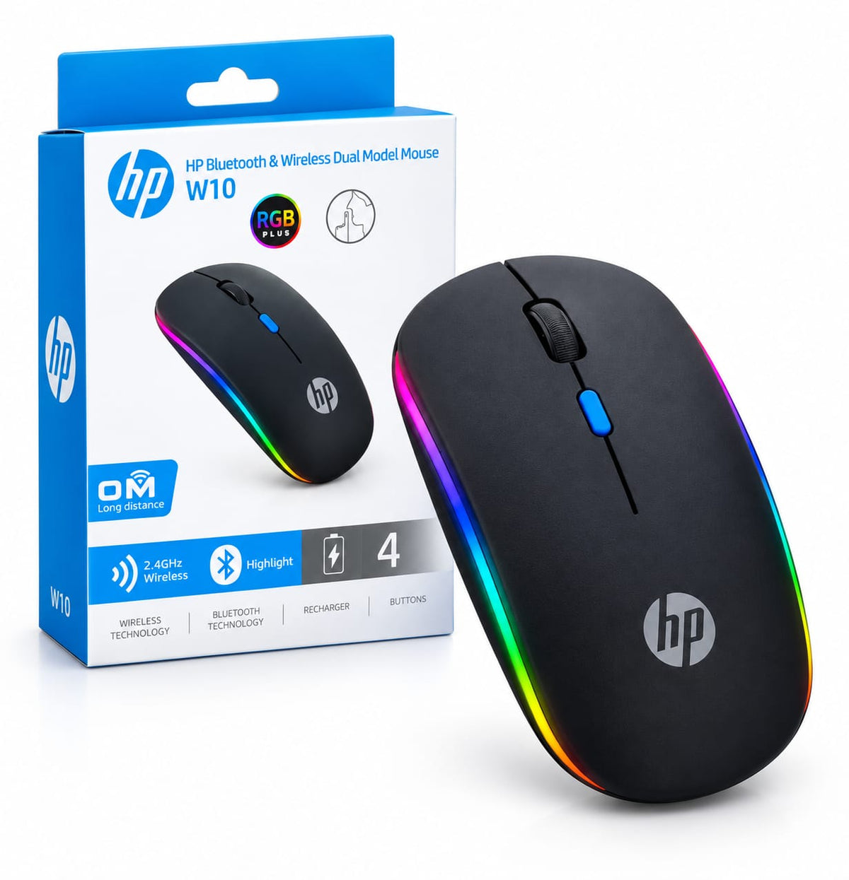HP W10 Bluetooth & Wireless Dual Mode Mouse