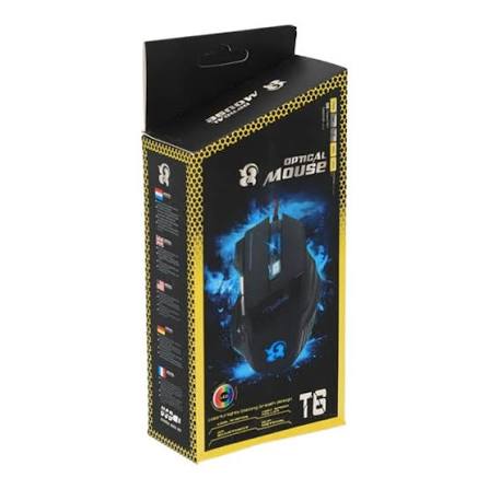 T6 Wired Optical Gaming Mouse